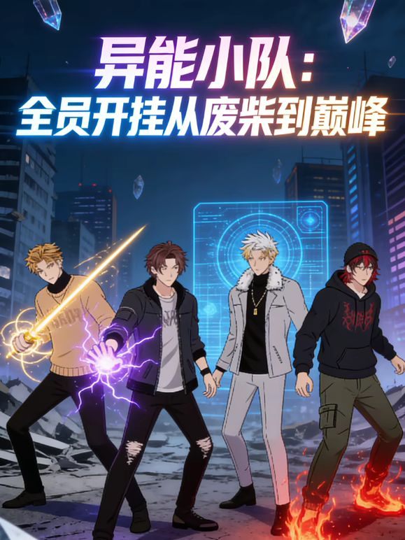 异能小队，全员开挂从废柴到巅峰动态漫画动漫